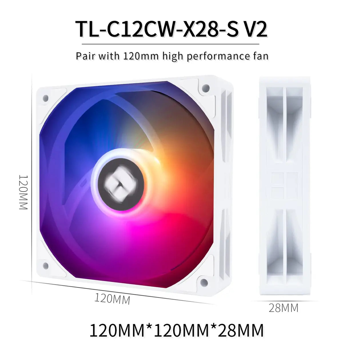 Thermalright Peerless Assassin 120 Digital ARGB White CPU Air Cooler - White