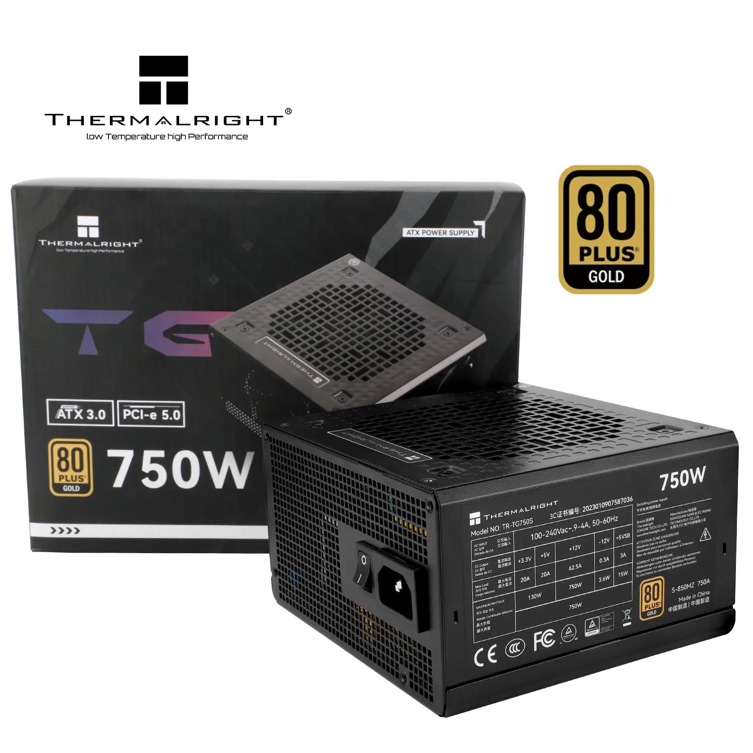 Thermalright TG-750S 750W 80 Plus Gold Power Supply - PakByte Computers