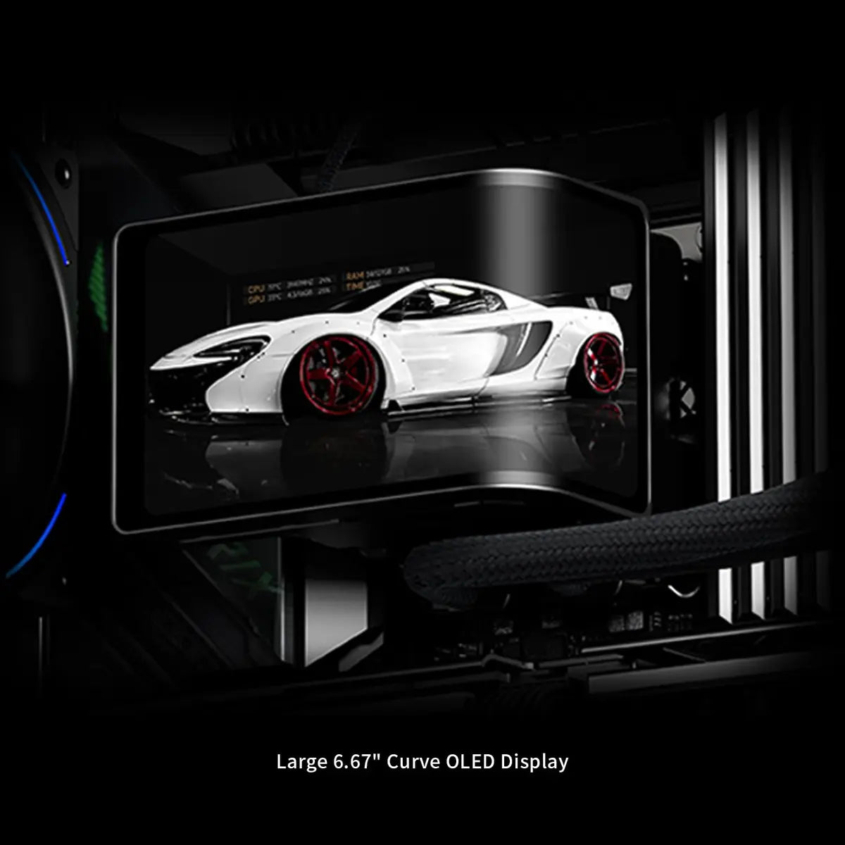 Thermalright Wonder Vision 360 Turbo ARGB LCD Liquid CPU Cooler - Black