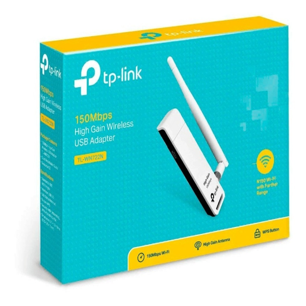 TP-Link TL-WN722N 150Mbps High Gain Wireless USB Adapter - PakByte Computers