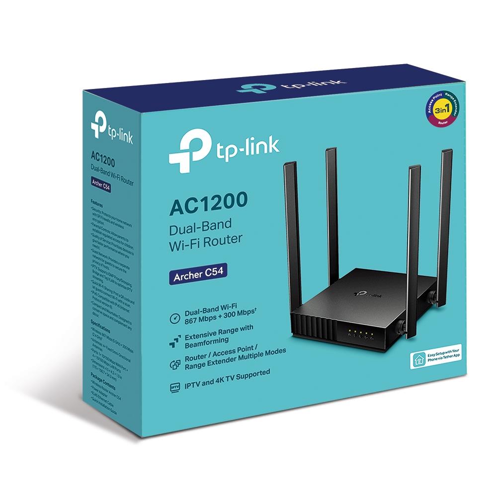 TP-Link Archer C54 AC1200 Dual Band Wi-Fi Router - PakByte Computers
