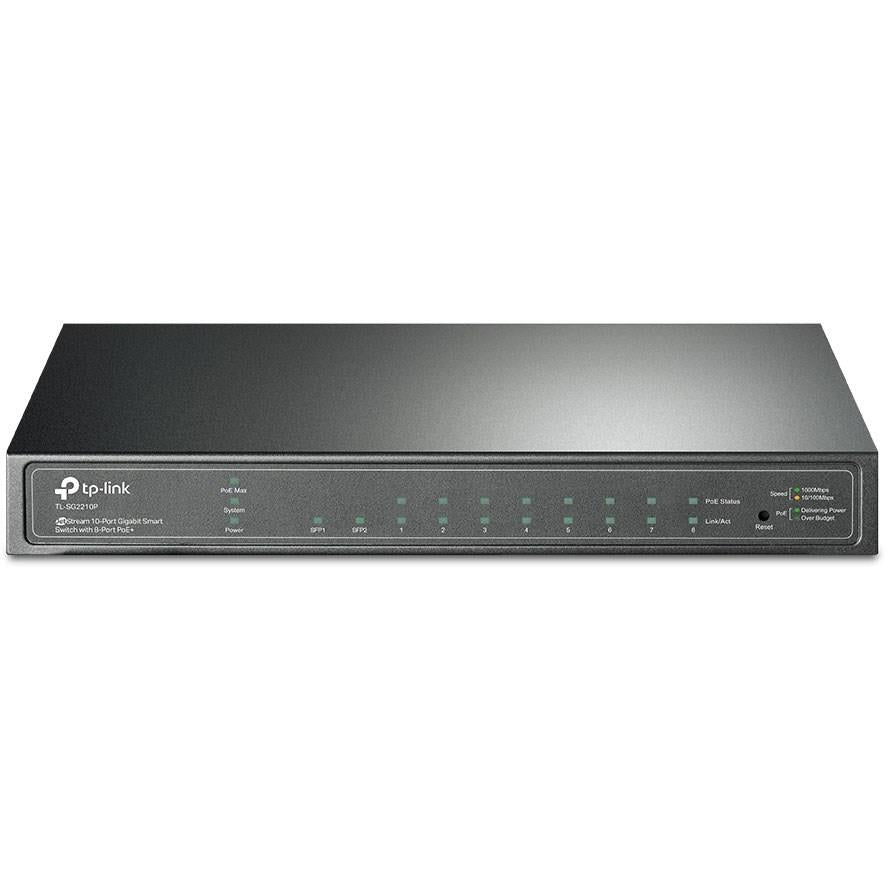 TP-Link TL-SG2210P V3.20 JetStream 10-Port Gigabit Smart Switch with 8-Port PoE+ - PakByte Computers