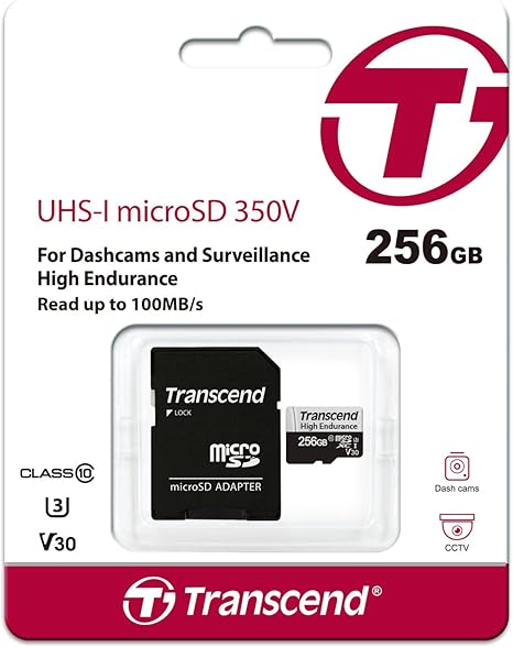 Transcend 256GB Micro SD Memory Card