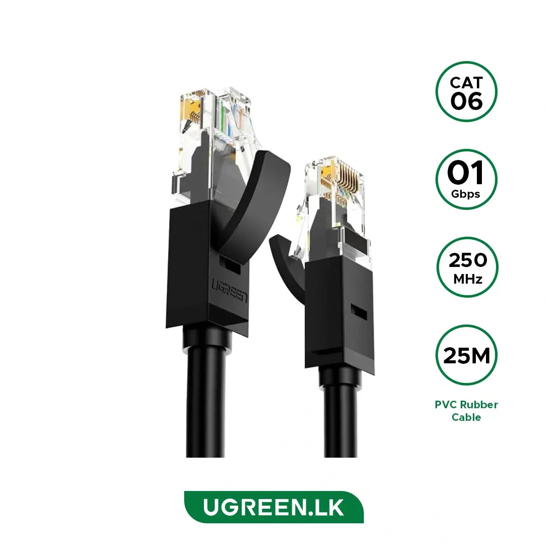 Ugreen 20167 Cat 6 U/UTP Lan Ethernet Cable - 25M