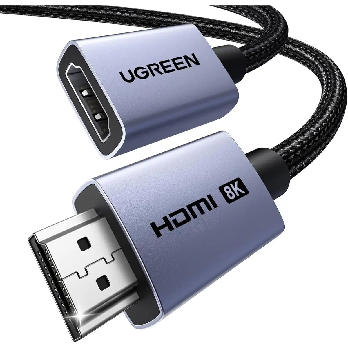 Ugreen 95927 8K@60Hz HDMI 2.1 Extension Cable Male to Female - 2M