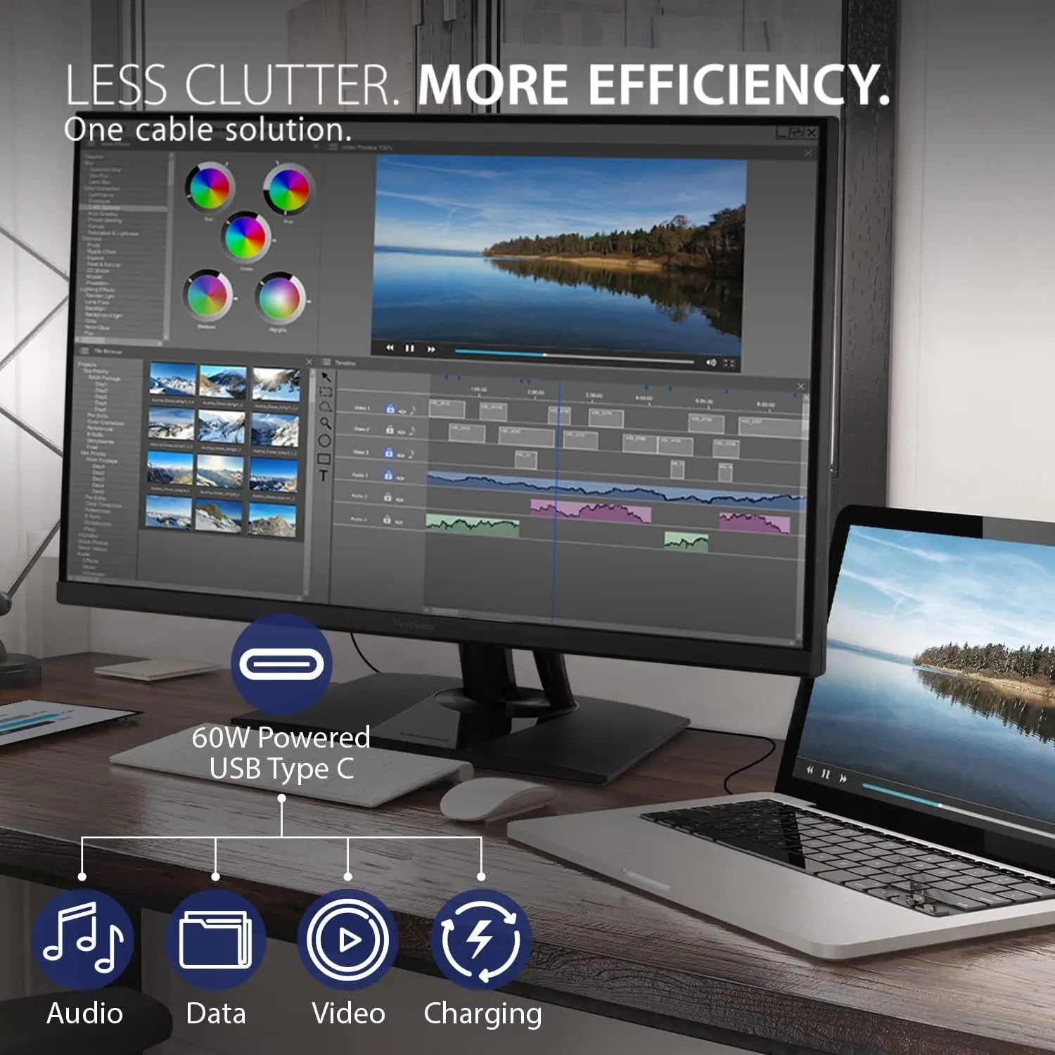 ViewSonic VP3256-4K 32 Inch 4K UHD IPS Ergonomic Monitor - PakByte Computers