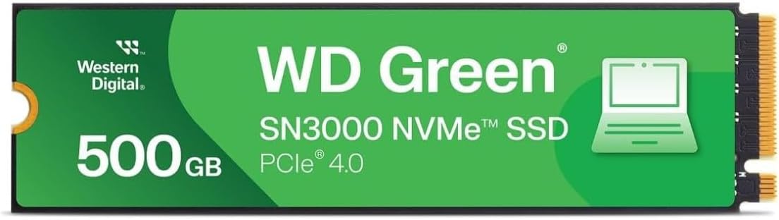 Western Digital WD Green SN3000 500GB Gen 4 NVMe - PakByte Computers