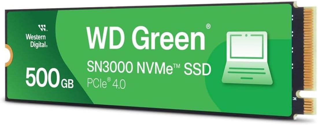 Western Digital WD Green SN3000 500GB Gen 4 NVMe - PakByte Computers