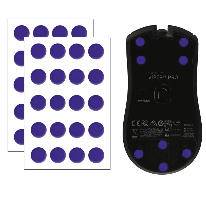 X-Raypad Obsidian Air DIY Mouse Skates Universal D6.5mm Dots – Quiet & Control