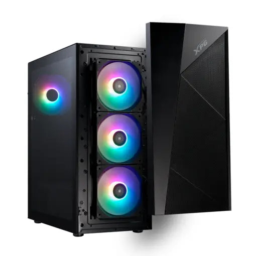 XPG LANDER 500 Mid Tower Gaming Case – Black - PakByte Computers