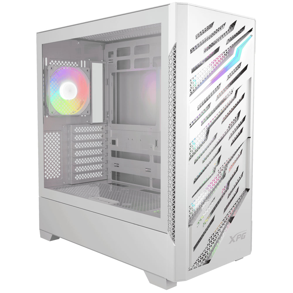 XPG STARKER AIR BTF E-ATX RGB Mid Tower Gaming Case - White - PakByte Computers