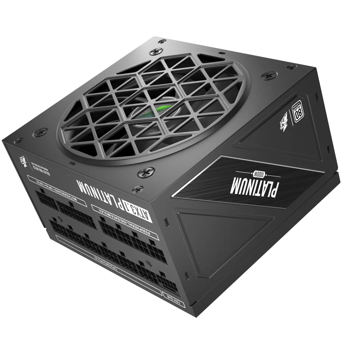 1st Player NGDP 1000W 80 Plus Platinum Full Modular Power Supply - Black