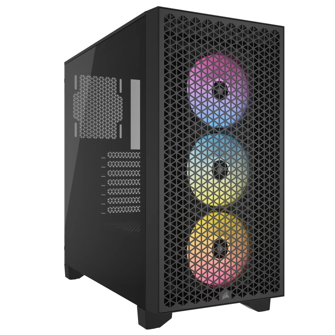 Corsair 3000D 3 RGB Fans Airflow Mid-Tower Case - Black