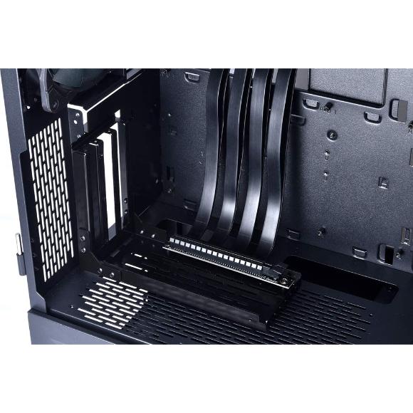 LIAN LI LAN2-1X Premium PCI-E x16 3.0 Black Extender Riser Cable 200mm and Covert Bracket for LANCOOL II - PakByte Computers 