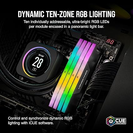 CORSAIR VENGEANCE RGB DDR5 6000MHz 64GB (32GB X 2) - PakByte  