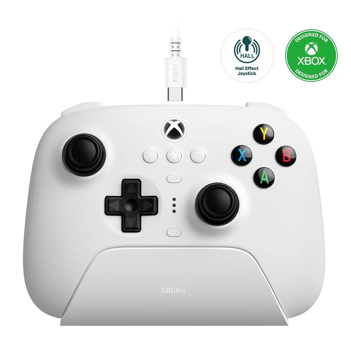 8BitDo Ultimate 3-Mode Wireless Controller - White