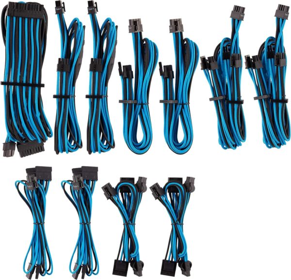 Corsair Premium Individually Sleeved PSU Cables Pro Kit - PakByte Computers  