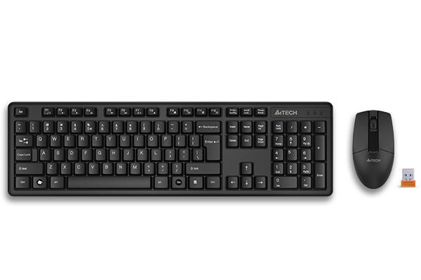 A4TECH 3330NS (MULTIMEDIA) GK-3 + G3-330NS SILENT CLICK - PakByte  
