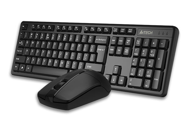 A4TECH 3330NS (MULTIMEDIA) GK-3 + G3-330NS SILENT CLICK - PakByte  