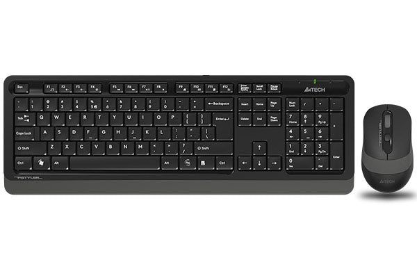 A4TECH FG1010S GREY (MULTIMEDIA) FGK10 + FG10S SILENT CLICK - PakByte  