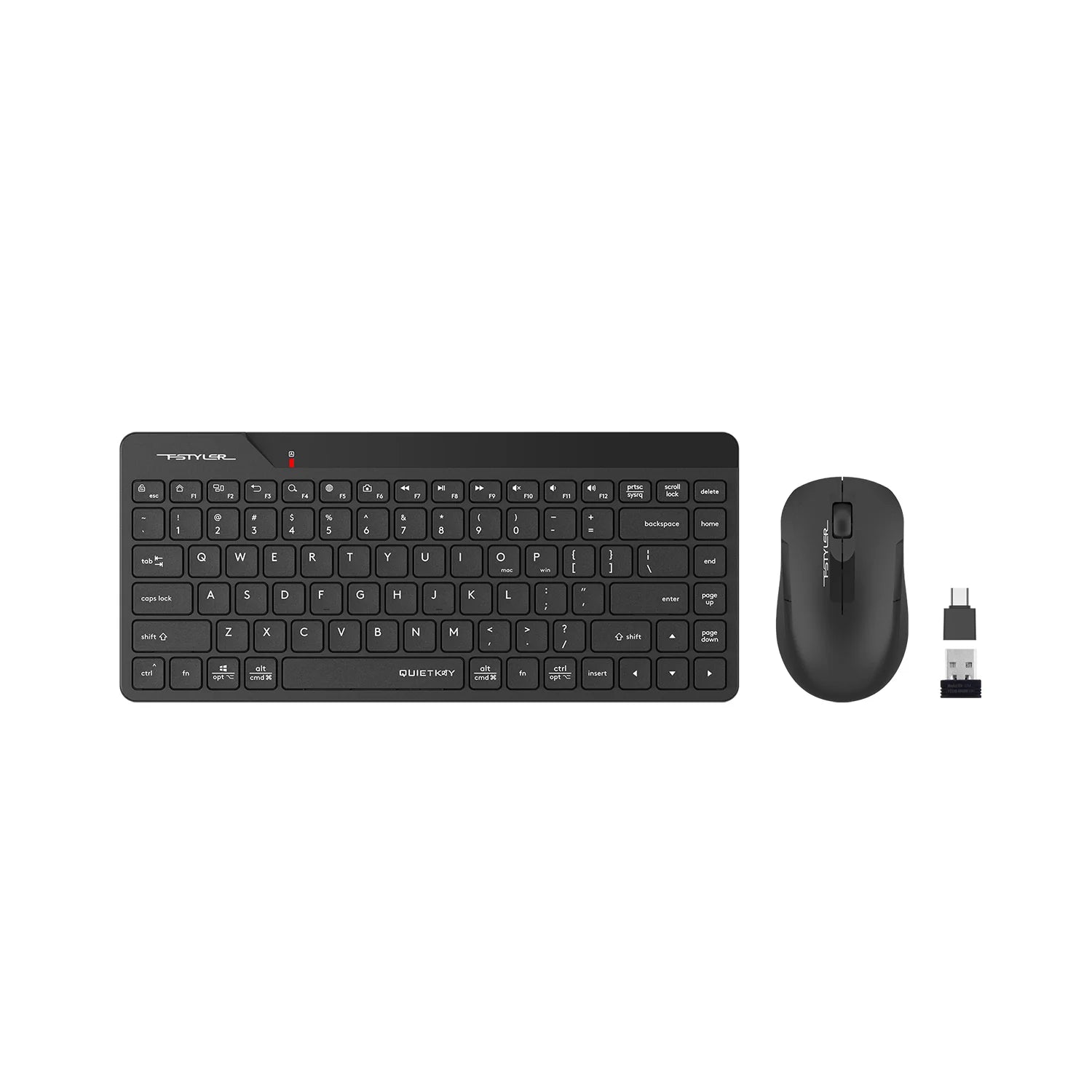 A4TECH FG2200 AIR (BLACK) QUITE KEY - PakByte  