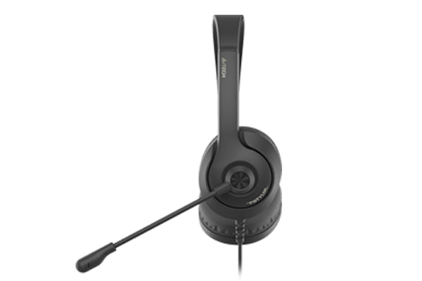A4TECH FH100U (STONE BLACK)  HEADPHONES WITH USB MIC - PakByte  