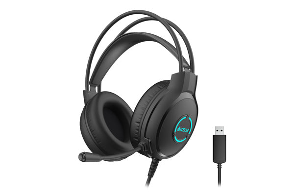 A4TECH FH300U USB (BLACK) NEON BACKLIT - PakByte  