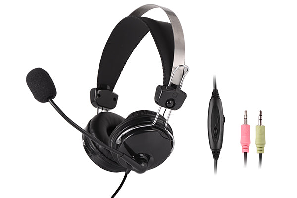 A4TECH HS-7P HEADPHONES WITH STICK MIC - PakByte  