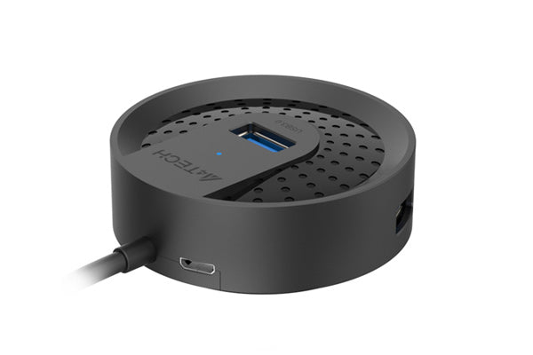 A4TECH HUB-30 (3.0) BLACK (3.0 FOUR PORTS) - PakByte  