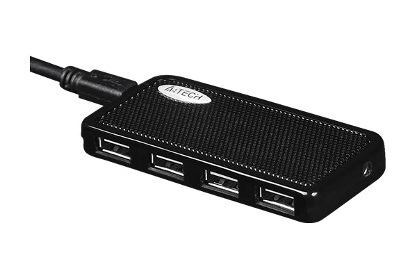 A4TECH HUB-64 (2.0) 4 PORTS USB HUB - PakByte  