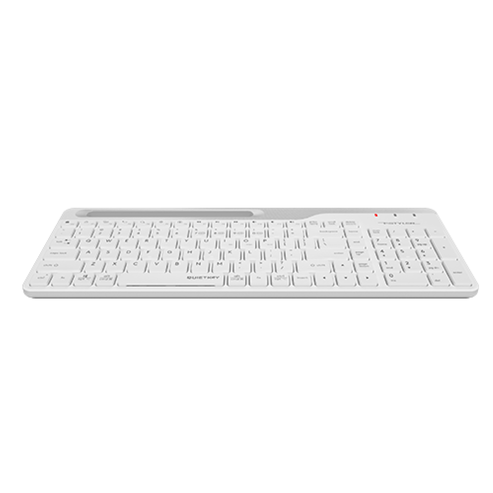 A4Tech FBK25 Bluetooth and 2.4G Wireless Keyboard - White