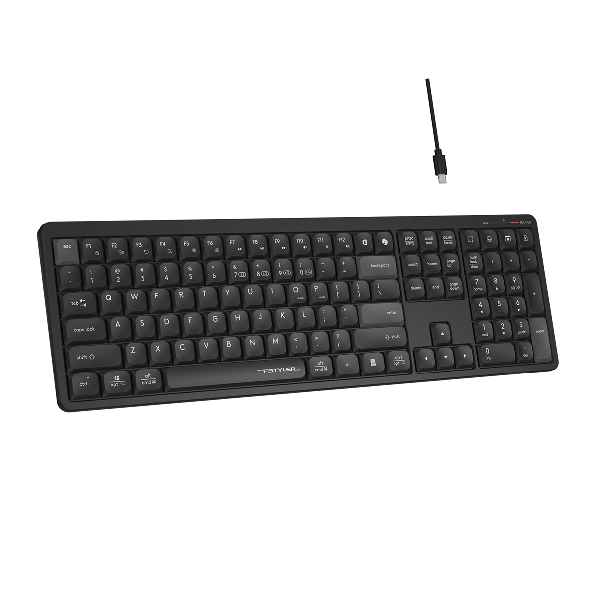 A4Tech FBX55C Bluetooth & 2.4G Wireless Keyboard - PakByte Computers  