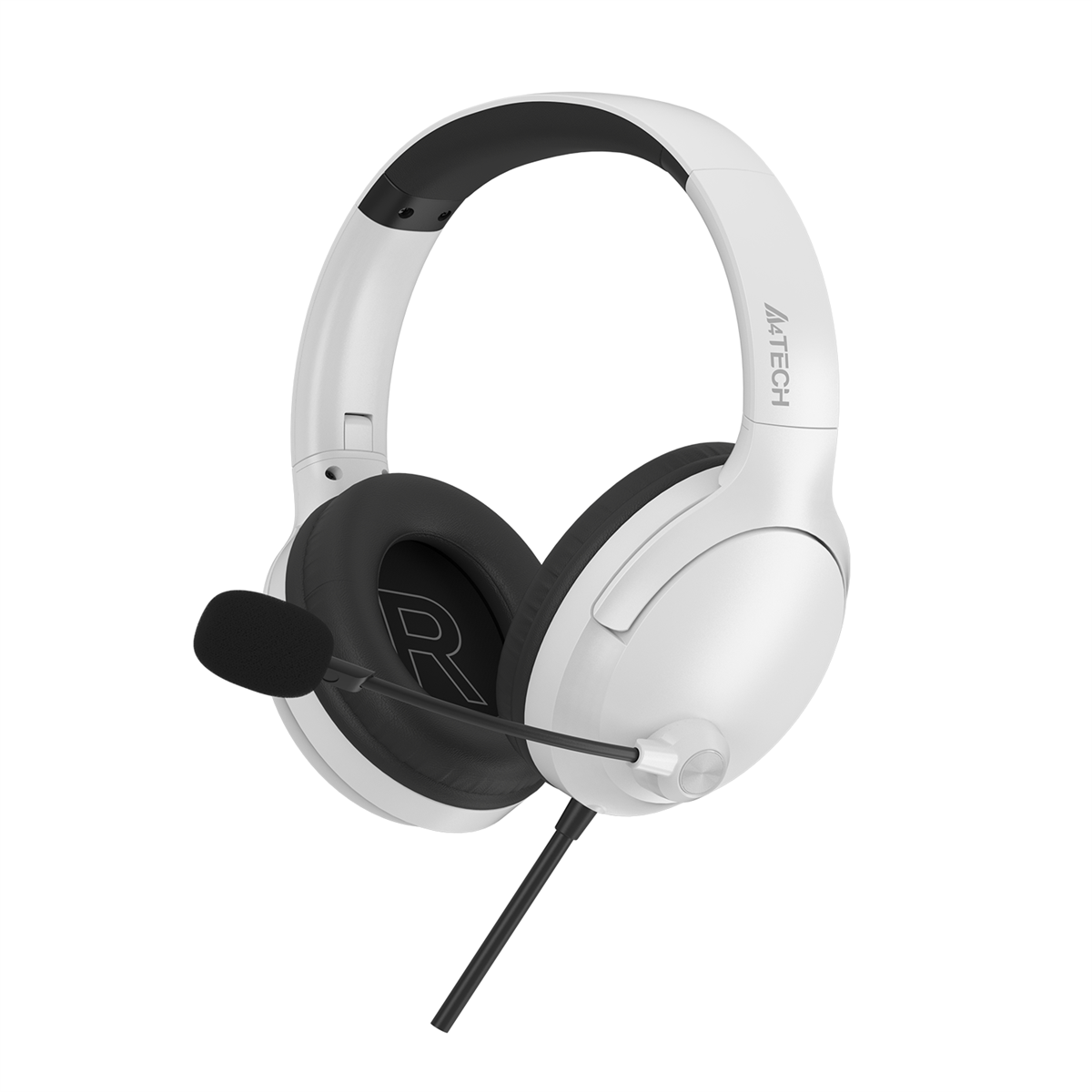A4Tech Fstyler FH280U Conference Over-Ear Foldable Headphone - White - PakByte Computers  