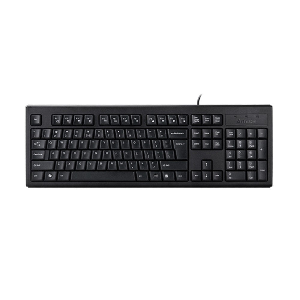 A4tech KRS-83 Comfortkey USB Wired Natural-A Shape Keyboard – Black