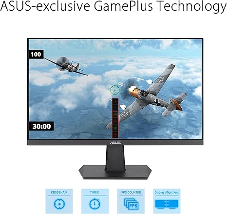 ASUS 24” VA24EHF 1080P Eye Care Monitor -Black - PakByte Computers 
