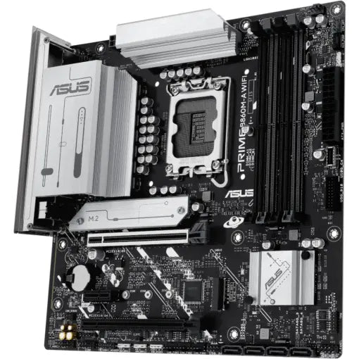ASUS PRIME B860M-A WIFI-CSM DDR5 LGA1851 microATX Motherboard - PakByte Computers  