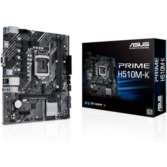 ASUS PRIME H510M K LGA 1200 Micro ATX Motherboard 90MB17N0 M0EAY0