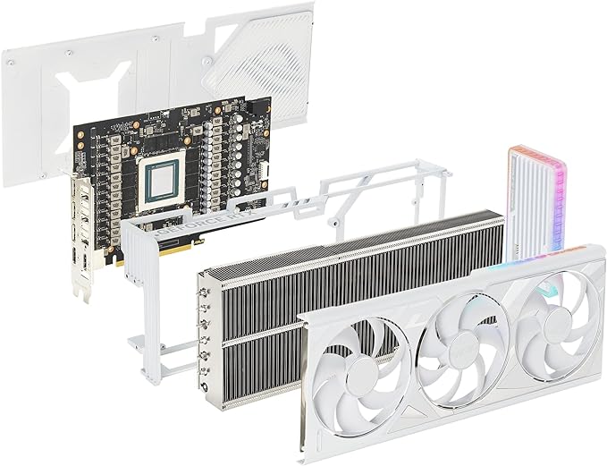 ASUS ROG STRIX GeForce RTX™ 4090 OC Edition 24G Gaming Graphics Card - White - PakByte Computers 