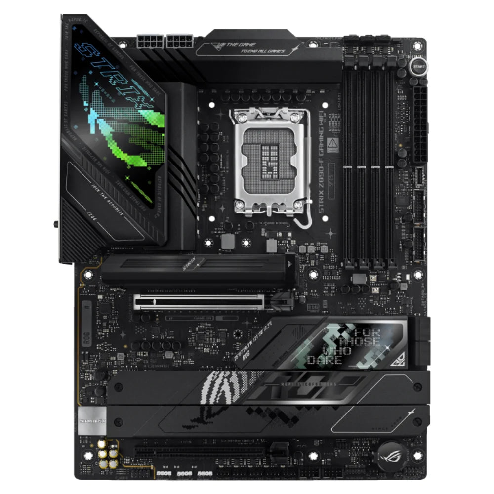 ASUS ROG STRIX Z890-F GAMING WIFI DDR5 LGA1851 ATX Motherboard - PakByte Computers  