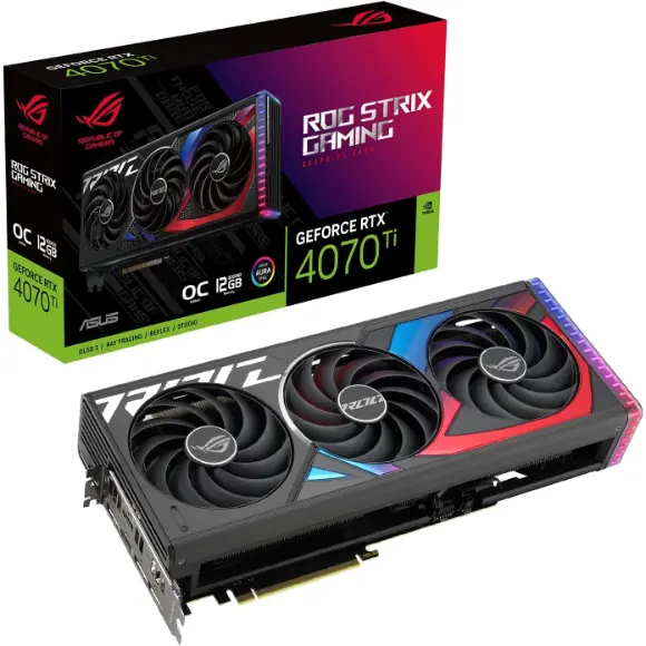 ASUS ROG Strix GeForce RTX 4070 Ti OC Edition Gaming Graphic Card