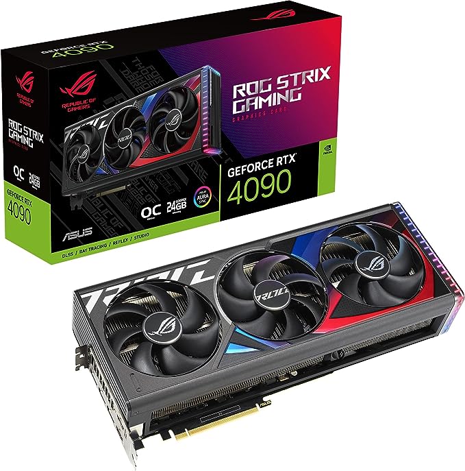 ASUS ROG Strix GeForce RTX® 4090 OC 24G Gaming Graphics Card - PakByte Computers 