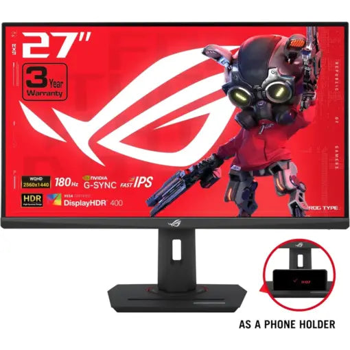 ASUS ROG Strix XG27ACS 27” QHD (2560×1440) 180Hz HDR400 USB-C Gaming Monitor - PakByte Computers  