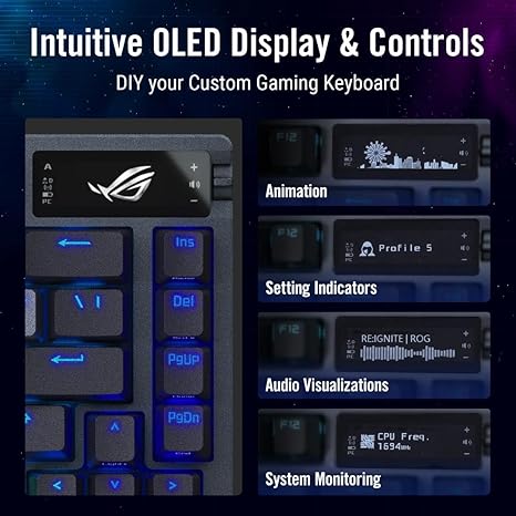 ASUS ROG Azoth M701 Mechanical Keyboard - NX Snow Switches - PakByte Computers  