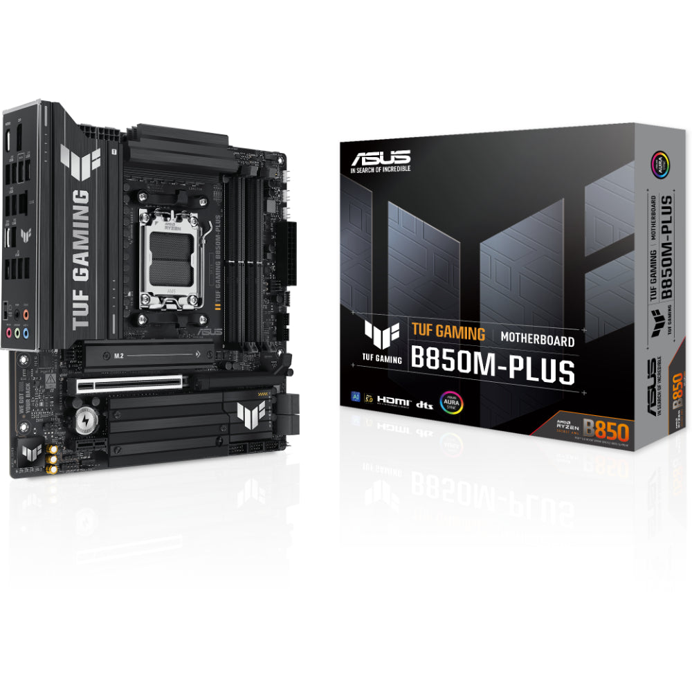ASUS TUF GAMING B850M-PLUS DDR5 AM5 micro-ATX Motherboard - PakByte Computers  