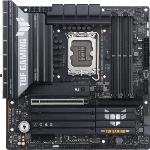ASUS TUF GAMING B860M-PLUS WIFI DDR5 LGA1851 microATX Motherboard - PakByte Computers  