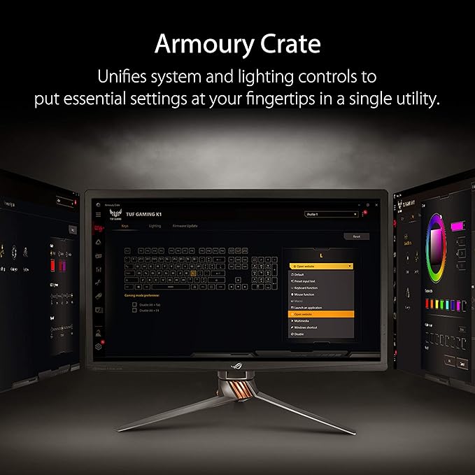 ASUS TUF Gaming K1 RGB Keyboard – Black - PakByte Computers 