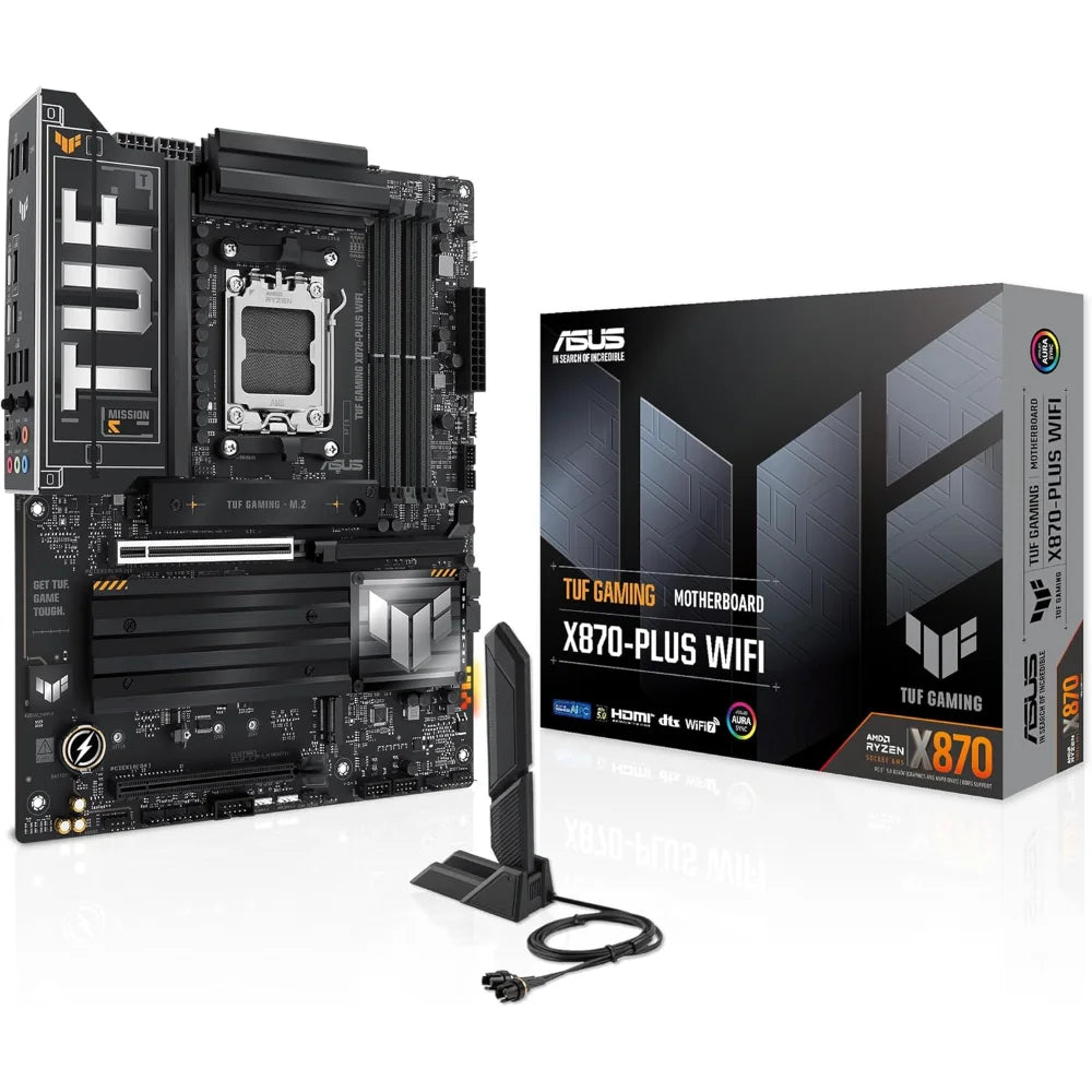 ASUS TUF Gaming X870-PLUS WiFi AM5 ATX Motherboard - PakByte Computers  