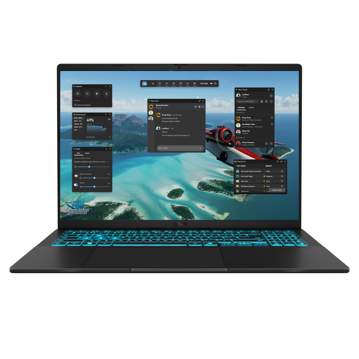 Asus Vivobook 16 V3607VU-RP118 Intel Core 7 240H 16GB D5 1TB SSD 16.0" WUXGA NVIDIA RTX 4050 6GB Graphics Backlit KB DOS