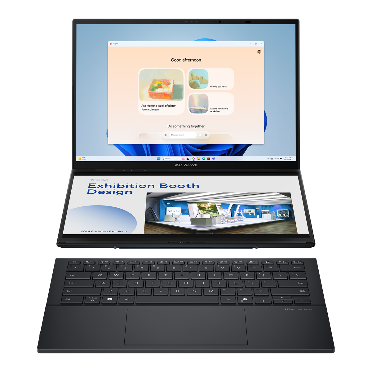 Asus Zenbook Duo UX8406CA-PZ005W Intel Core Ultra 9 32GB 2TB SSD 14 Touch Display Win11