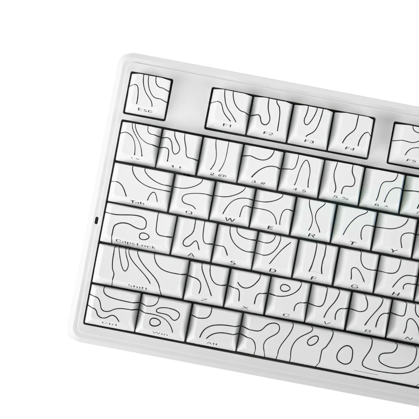 Aula F87 PRO V2 Keyboard – Star Vector Switches – White Contours